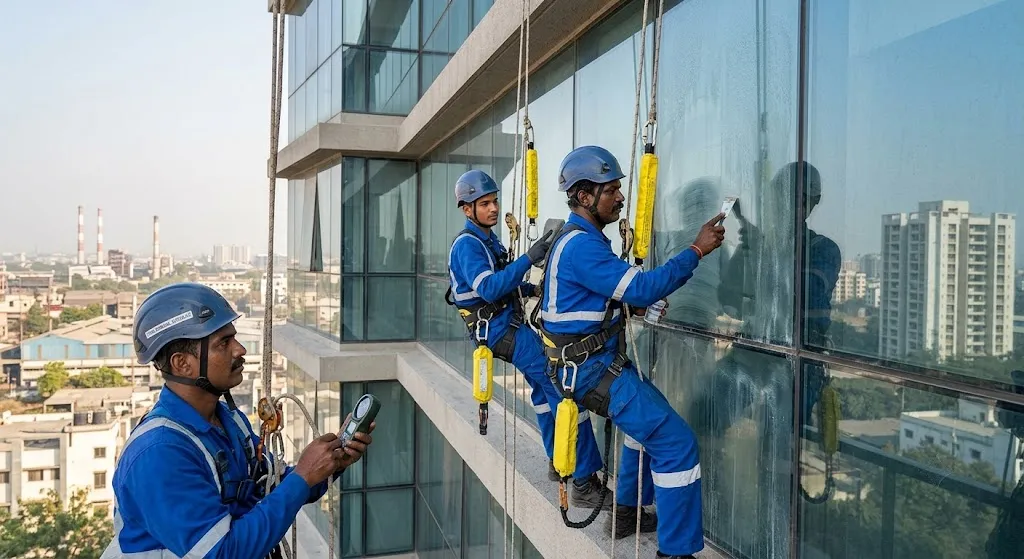Glass Facade Cleaning