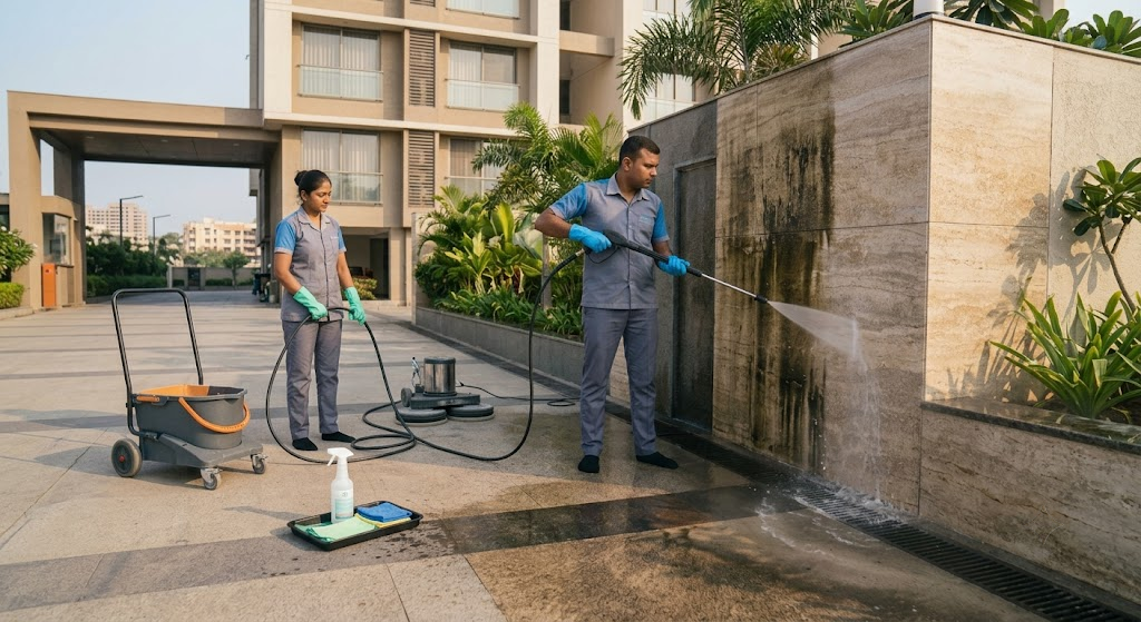 High-Pressure Water Jet Cleaning